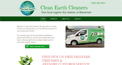 Desktop Screenshot of cleanearthcleaners.com